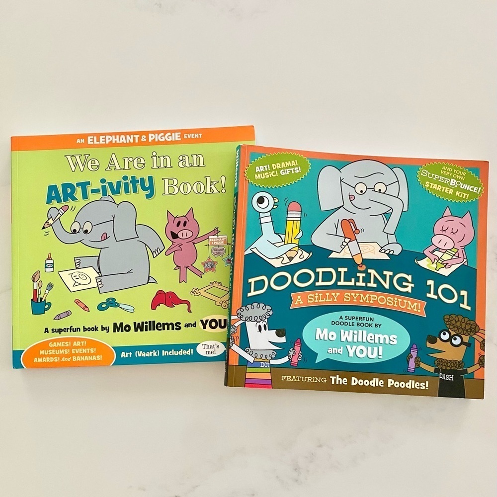 Elephant & Piggie Art-ivity and Doodling 101 Kids Book Set